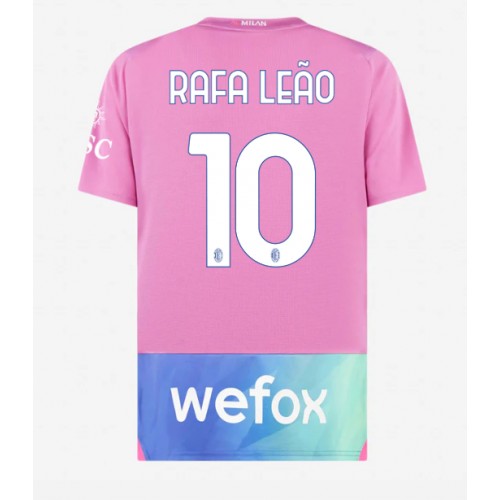 Fotballdrakt Herre AC Milan Rafael Leao #10 Tredjedrakt 2023-24 Kortermet